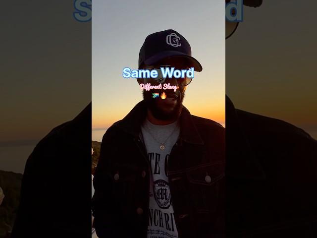 did you hear it?  "Same meaning, different slang "