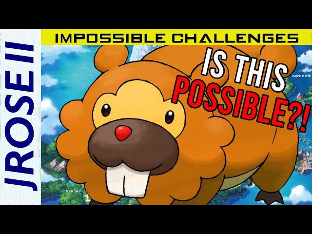 Can you Beat Pokemon Brilliant Diamond/Shining Pearl with Just a Bidoof?!