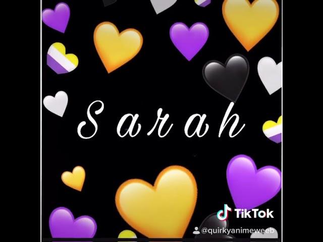 Sarah 