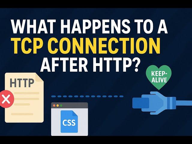 78. What Happens to a TCP Connection After HTTP? | Keep-Alive vs Close Explained!