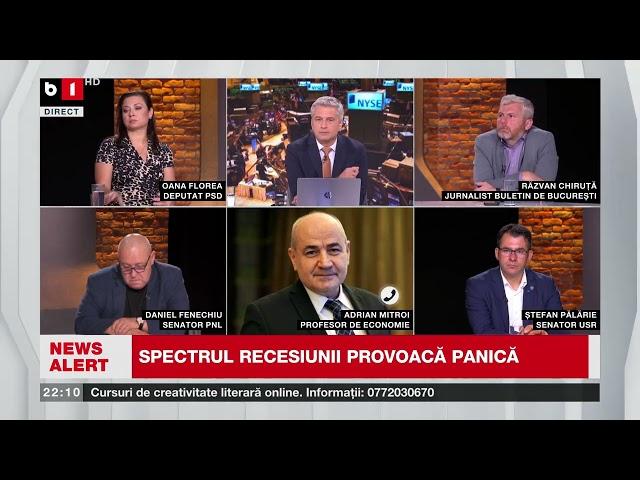 ACTUALITATEA CU TUDOR MUȘAT.  SPECTRUL RECESIUNII PROVOACĂ PANICĂ.P2/2