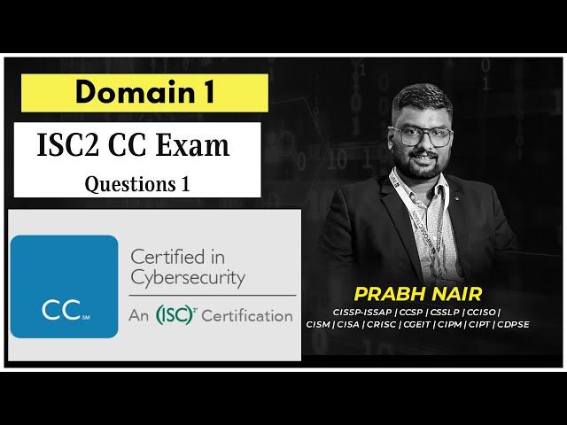 Get an Edge on Your ISC2 Domain 1 CC Certification: Best Practice Questions!