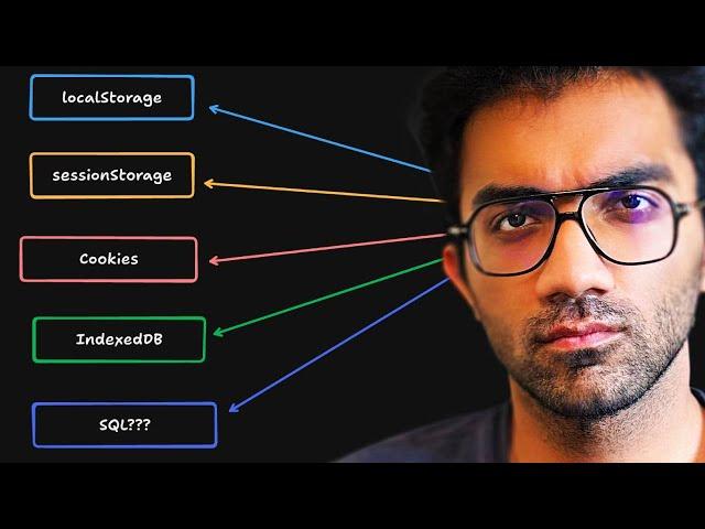 SQLite as frontend storage - Delete localStorage and IndexedDB?