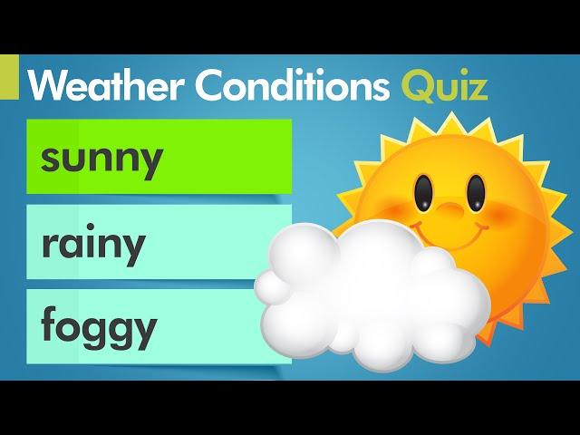 EQ English Quiz - The Weather Quiz for Children