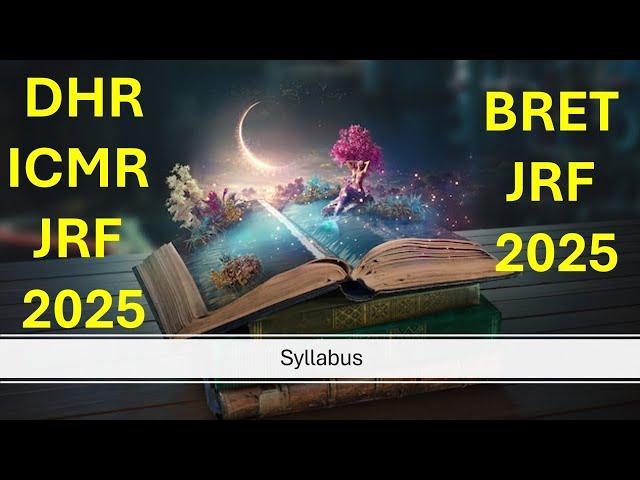 DHR ICMR JRF 2025 BRET NTA