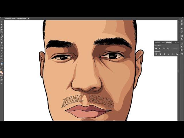 TUTORIAL HOW TO CARTOON YOURSELF (ADOBE ILLUSTRATOR)