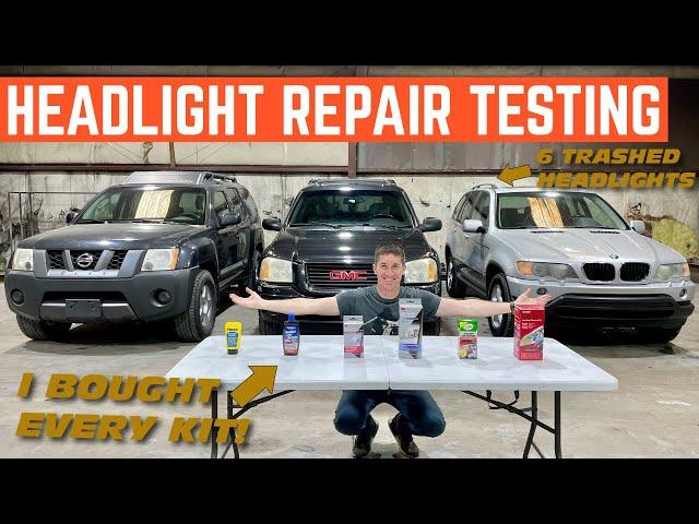 I Bought EVERY Headlight Restoration Kit At O'Reillys *And Tested Them*