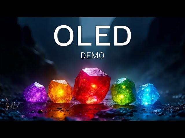 Gemstones OLED Demo HDR 4k Ultra HD Dolby Vision 60fps - Breathtaking Jewelry