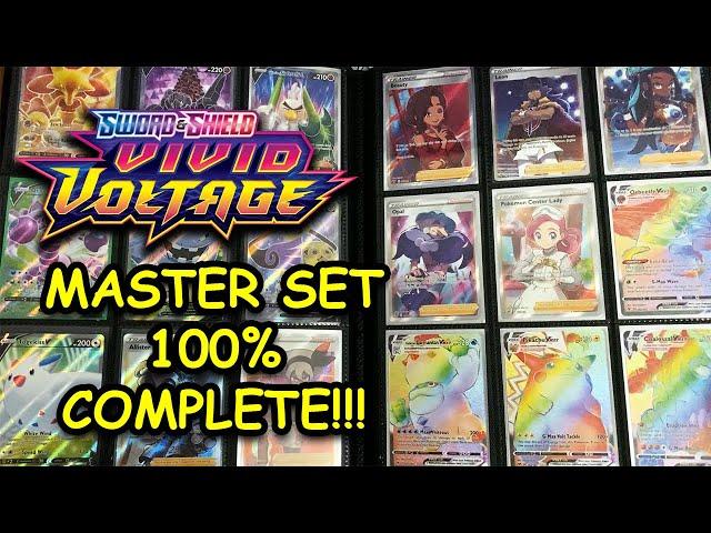 VIVID VOLTAGE MASTER SET 100% COMPLETE!!!