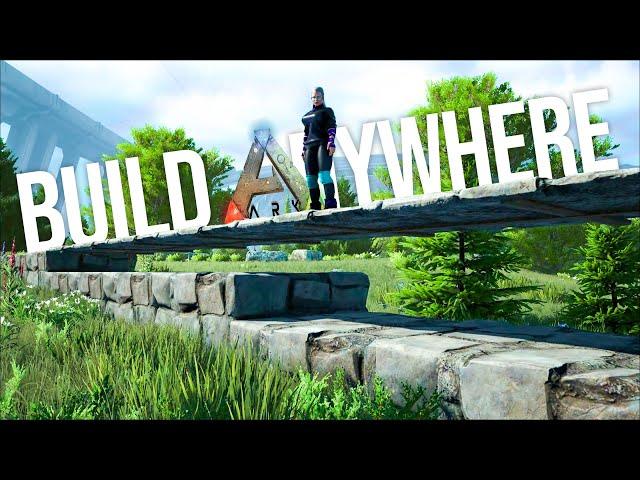 How to Build on Uneven Ground on ARK: Survival Evolved (Official Settings)