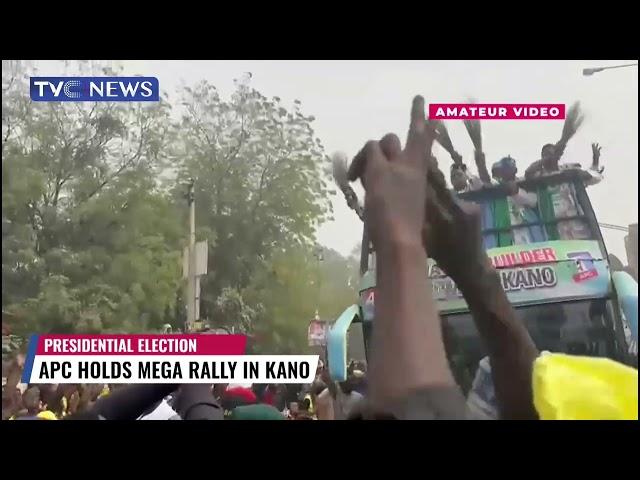 (WATCH) APC Holds Mega Rally In Kano