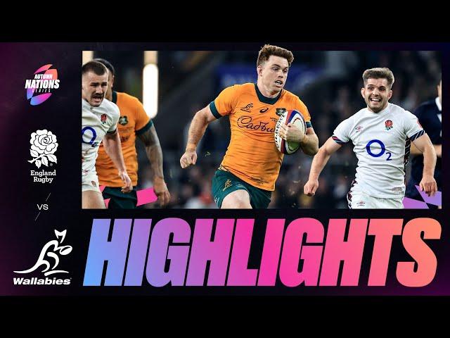 HIGHLIGHTS | ENGLAND V AUSTRALIA | AUTUMN NATIONS SERIES