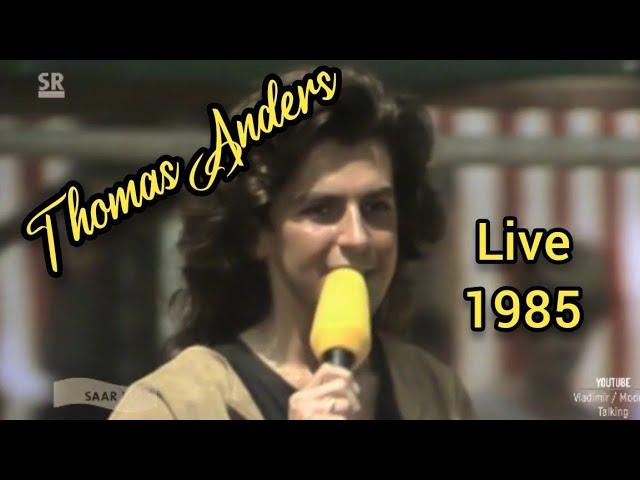 Thomas Anders (Modern Talking) - You're My Heart You're My Soul - Live 1985 - (Rare Clip)