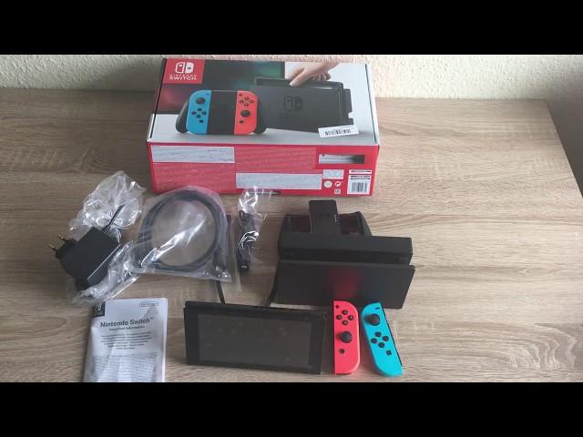 Nintendo Switch Konsole Neon-Rot/Neon-Blau ***UNBOXING***