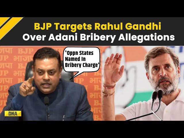 Gautam Adani Bribery Case: BJP Attacks Rahul Gandhi On Adani Row, Says Oppn States Named In US Docs