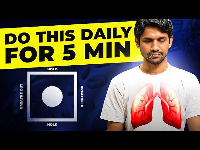 5-Minute Stress Buster | BOX BREATHING Exercises That Work | Saurabh Bothra