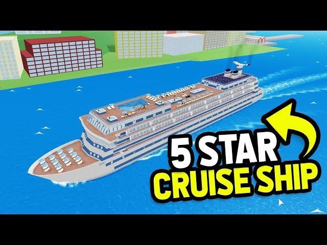 My 5 STAR Cruise Ship.. Made MILLIONS From Only RICH Customers (Roblox Cruise Ship Tycoon)