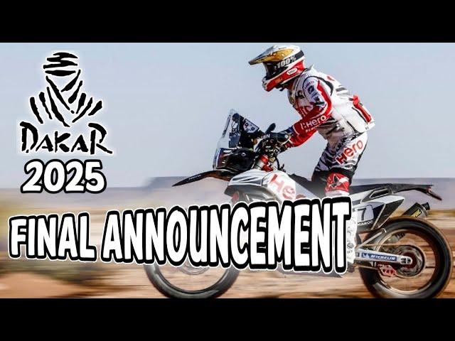 Dakar 2025 Final Announcement