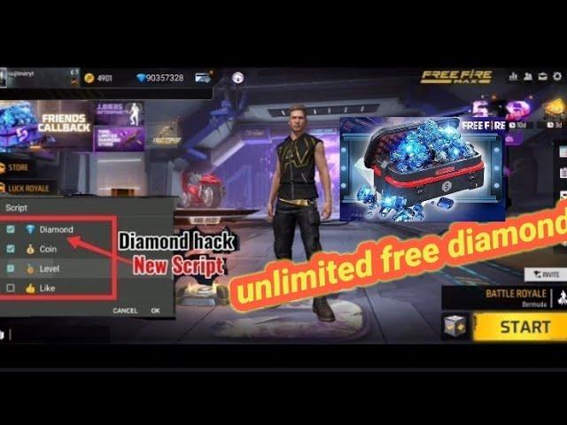 free fire diamond hack glitch || free fire diamond hack with game guardian   || without paytm atm 