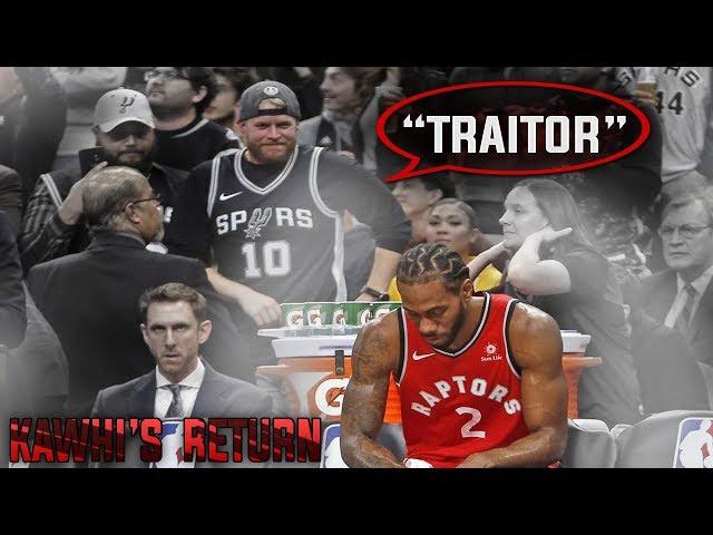 Kawhi Leonard Gets BOOED out of San Antonio! "Traitor" Chants