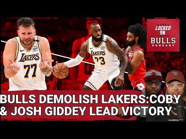 Bulls Demolish Lakers: Coby White and Josh Giddey Lead Lakers Rout