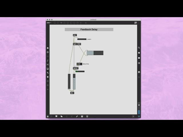 MaxMSP tutorial: 4 easy delays with tapin~ & tapout~