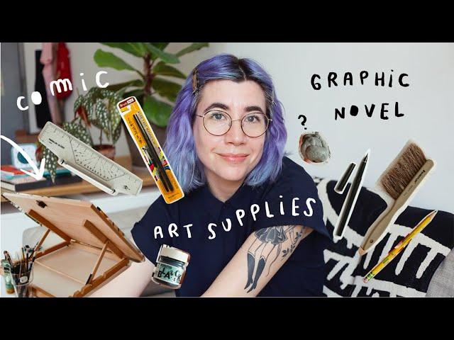 best tools to draw and ink your graphic novel and comics 