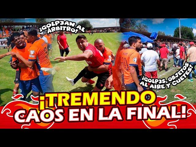 ¡CAOS EN LA FINAL! Holanda Pinto Vs Furia Roja Liga Regional de Querétaro