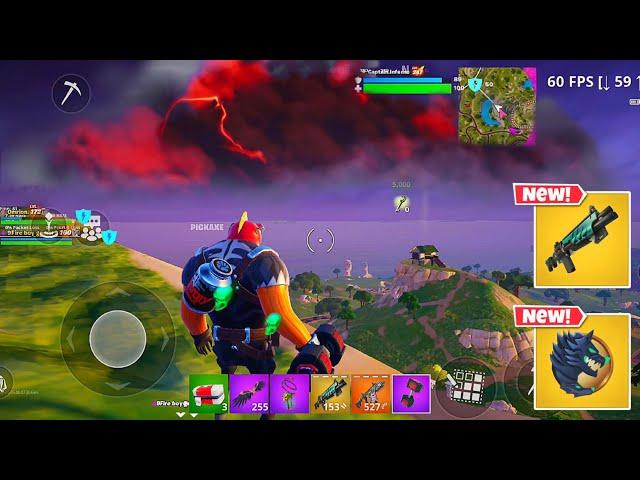 Samsung S23 Ultra 60 FPS Fortnite Mobile Gameplay *33 Elim, The sandstorm is bigger & COMING CLOSER*