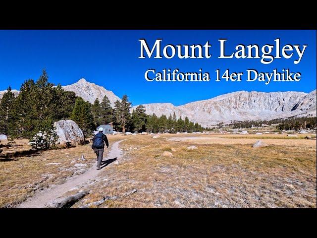 Solo Hike to Mount  Langley via Cottonwood Lakes and Old Army Pass Trail | California 14er Dayhike