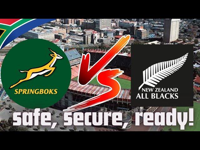 Rugby Ready: Behind the Scenes - Big Game Preparations Unveiled -  Springboks VS All Blacks!️