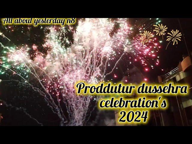 proddtur Dussehra celebrations #prodduturu #trending