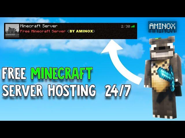 Free 24/7 Minecraft Server Hosting | No Lag | Unlimited Free | Free Minecraft Server | Aminox