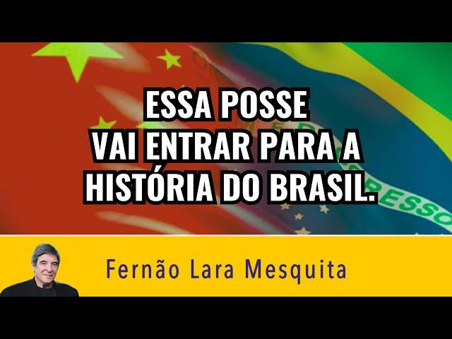 ESSA POSSE VAI ENTRAR PARA A HISTÓRIA DO BRASIL.