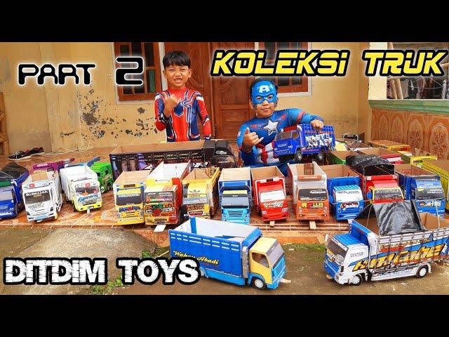 koleksi miniatur truk 0l3ng  @DitdimToys  | mainan truk dari kardus || ditdim collections truck