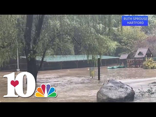 Cosby Creek roars, flooding reporting in parts of East Tennessee