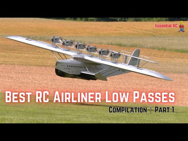 BEST COMPILATION of RC AIRLINER LOW PASSES 2024 | PART 1