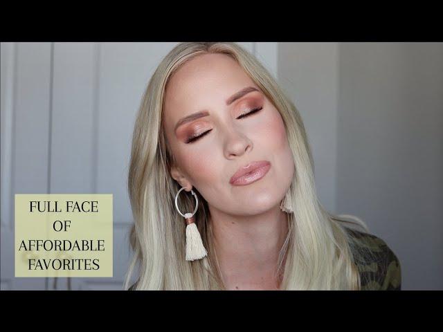 FULL FACE OF AFFORDABLE FAVORITES | MERRIE MAKEUP ARTIST