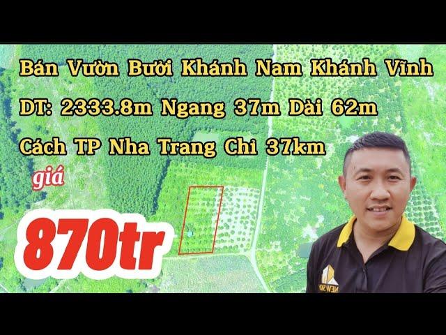 Bán Đất Vườn Khánh Vĩnh tại xã Khánh Nam trên đất có bưởi | Hồng Trực BẤT ĐỘNG SẢN Nha Trang