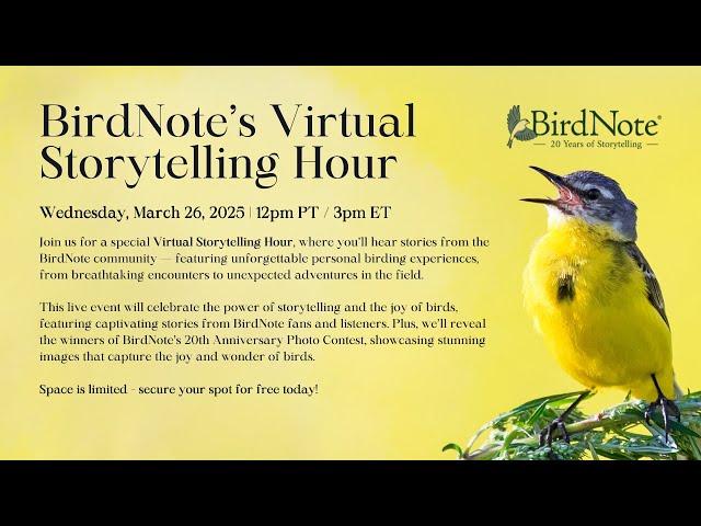 BirdNote's Virtual Storytelling Hour