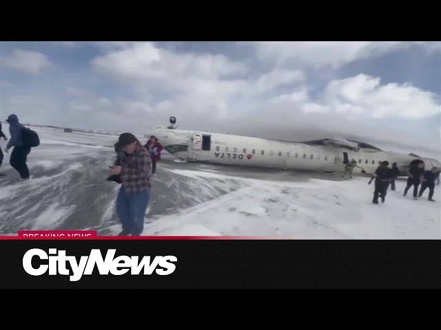 Multiple injured after plane crash at Toronto Pearson International Airport