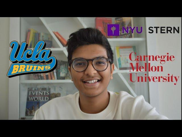 How I think I got into NYU Stern, UCLA and Carnegie Mellon | Stats