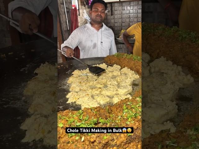 Chole Tikki Making in Bulk|| Indian Street Food