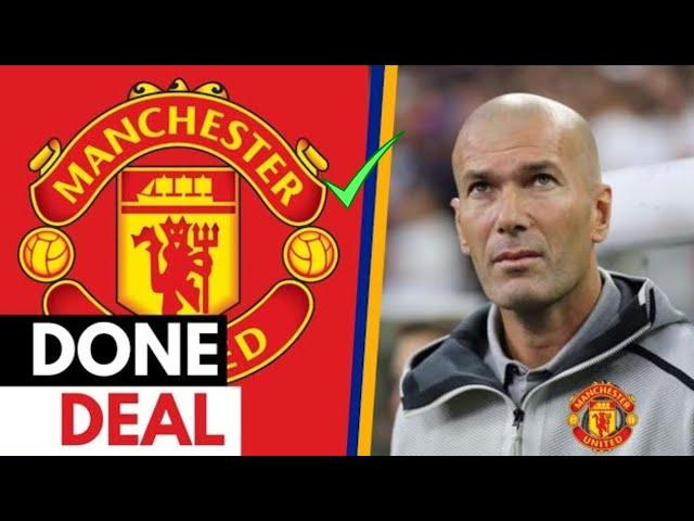  SHOCKING: Man United NEW Coach Zinedine Zidane "Done Deal"– It's Over! Exclusive On Sky Sports