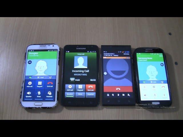 Incoming call&Outgoing call at the Same time Samsung Galaxy S4+Note2+Note 1+Doogee