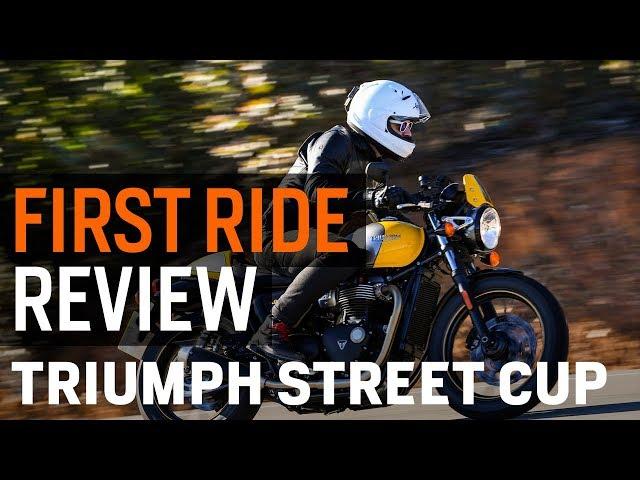 Triumph Street Cup First Ride Review at RevZilla.com