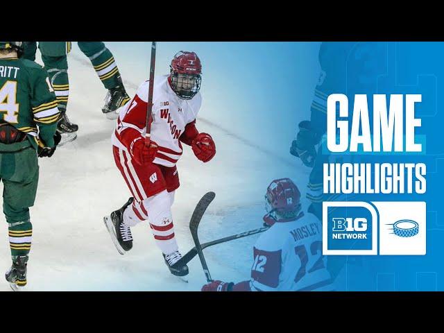 Alas. Anchorage at Wisconsin | Highlights | Big Ten Hockey | 11/30/2024