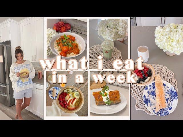 WHAT I EAT IN A WEEK | Breakfast, Lunch, & Dinner Ideas for Healthy Hormones!  