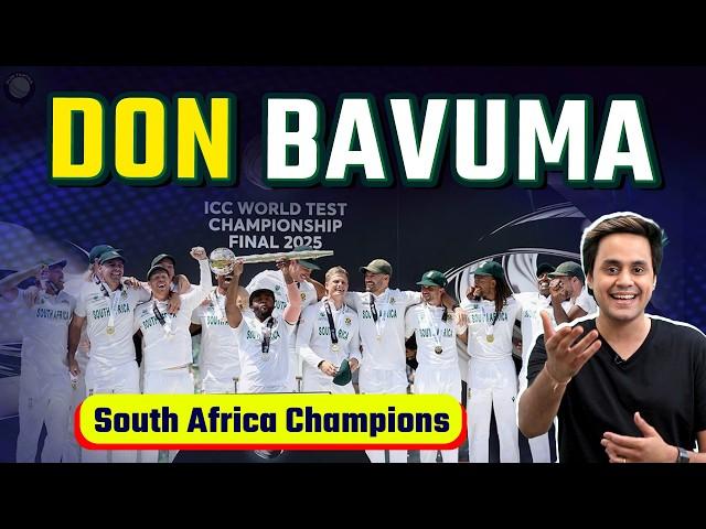 WTC final जीत कर Temba bavuma ने रच दिया इतिहास | South Africa vs Australia | @RJRaunac​