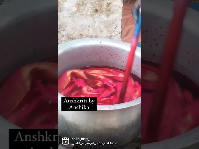 Tye and dye | Working on Dupatta | working hands